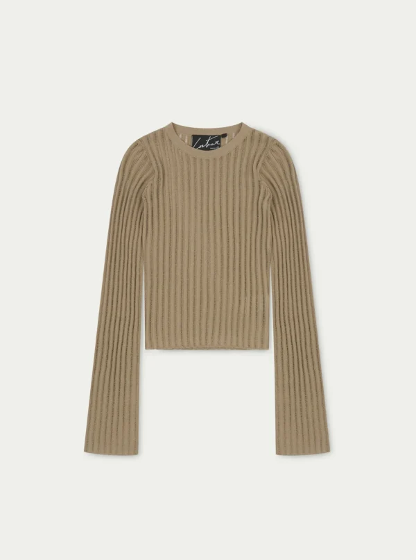 The Couture Club Loose Knit Long Sleeve Top