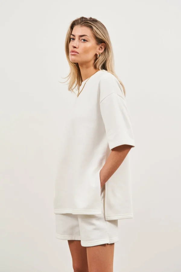 The Couture Club Minimal Emblem Oversized T-Shirt