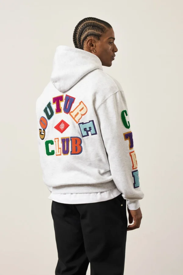 The Couture Club Multibadge Chenille Hoodie