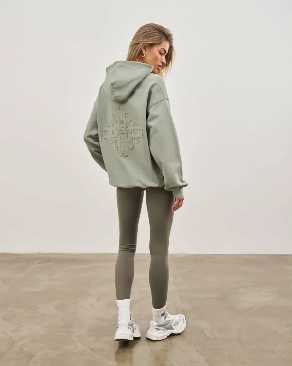 The Couture Club Outline Emblem Relaxed Hoodie