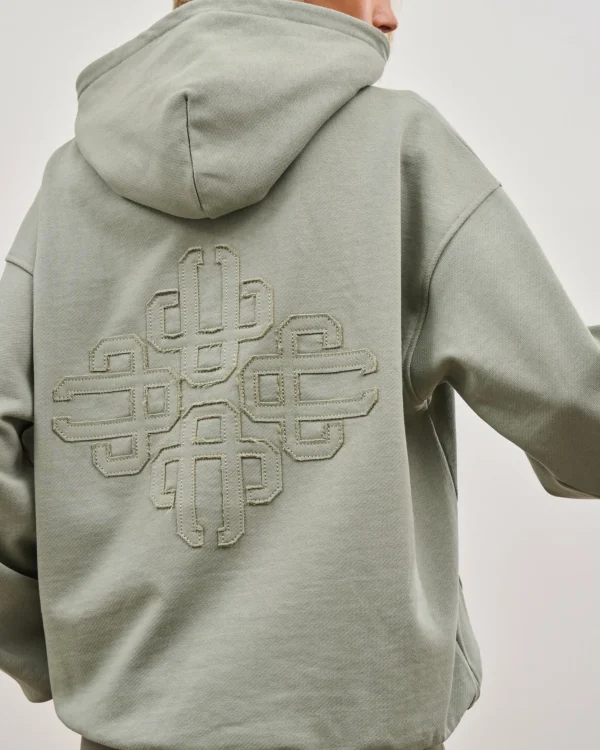 The Couture Club Outline Emblem Relaxed Hoodie