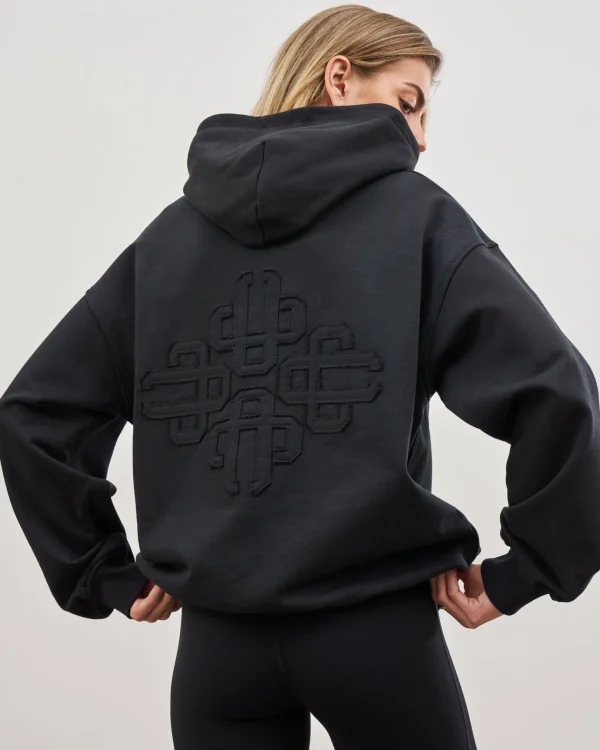 The Couture Club Outline Emblem Relaxed Hoodie