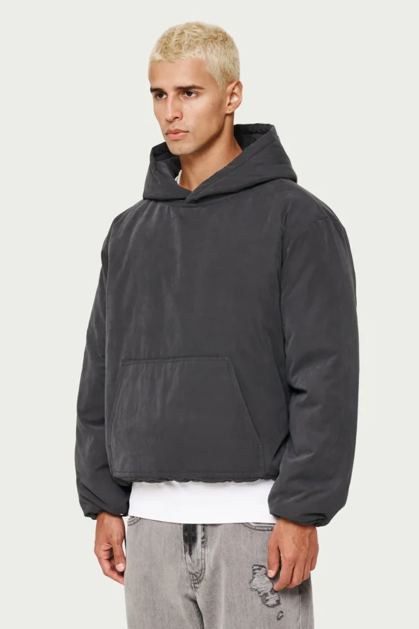 The Couture Club Overhead Padded Hooded Jacket