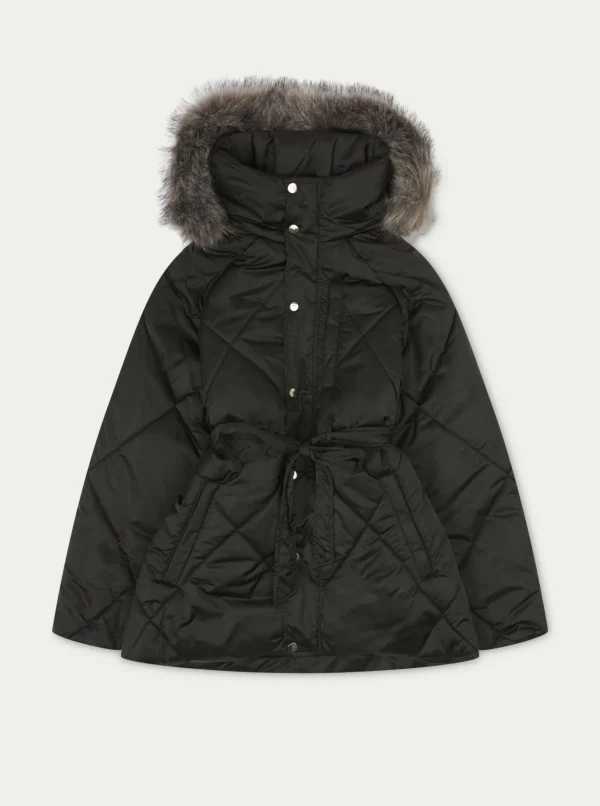 The Couture Club Oversize Fur Hooded Parka Jacket