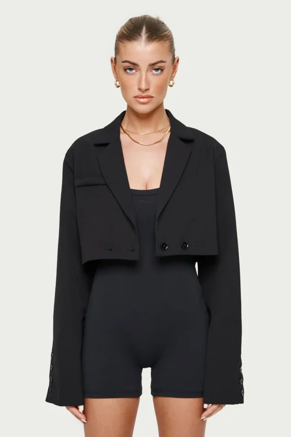 The Couture Club Oversized Cropped Blazer