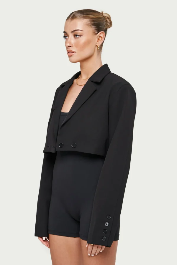 The Couture Club Oversized Cropped Blazer