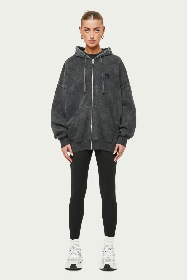 The Couture Club Oversized Zip Through Hoodie