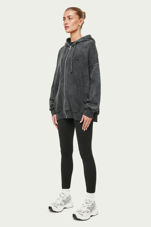The Couture Club Oversized Zip Through Hoodie