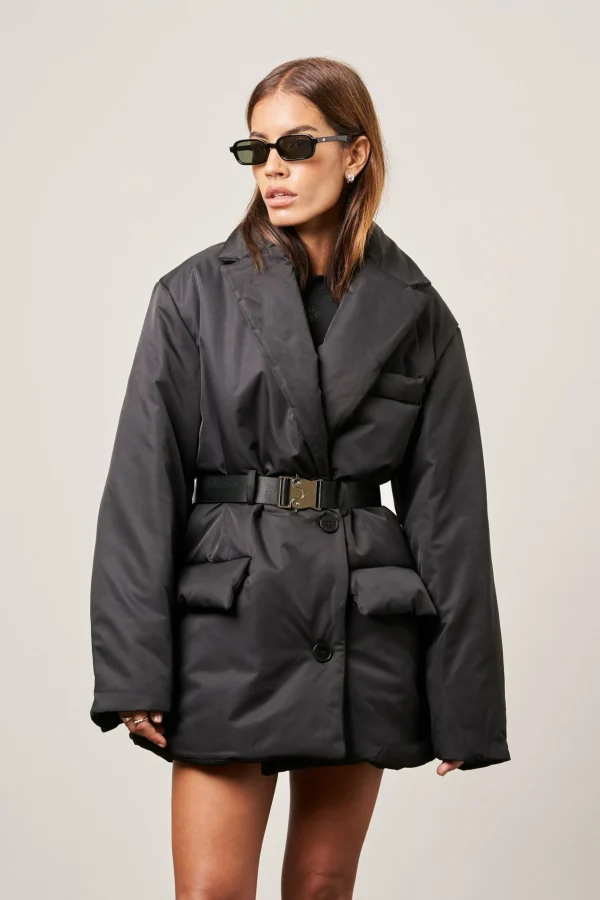 The Couture Club Padded Blazer Coat