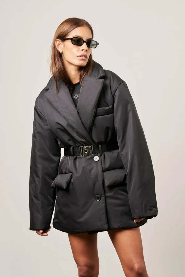 The Couture Club Padded Blazer Coat