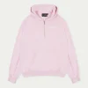 The Couture Club Raw Seam Quarter Zip Hoodie