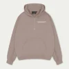 The Couture Club Raw Seam Quarter Zip Hoodie