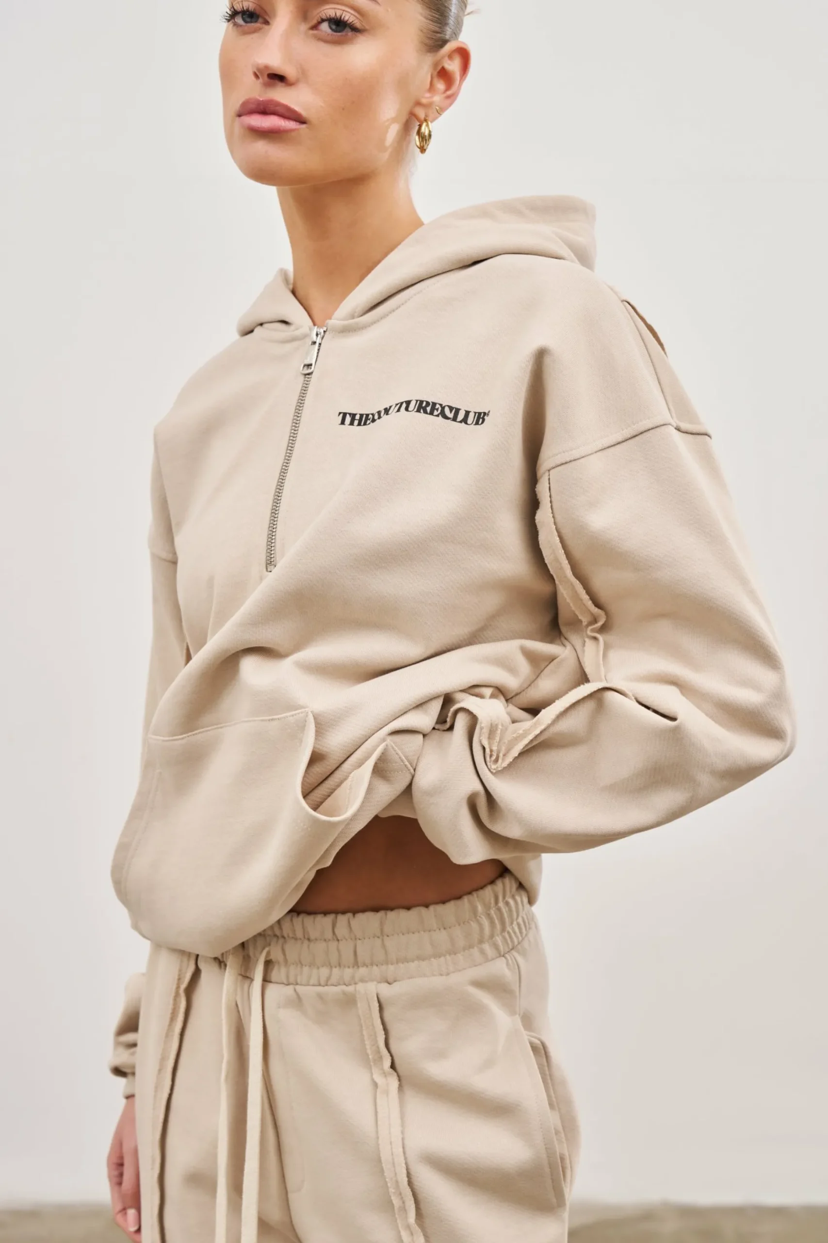 raw_seam_quarter_zip_hood_4-9.webp The Couture Club Raw Seam Quarter Zip Hoodie