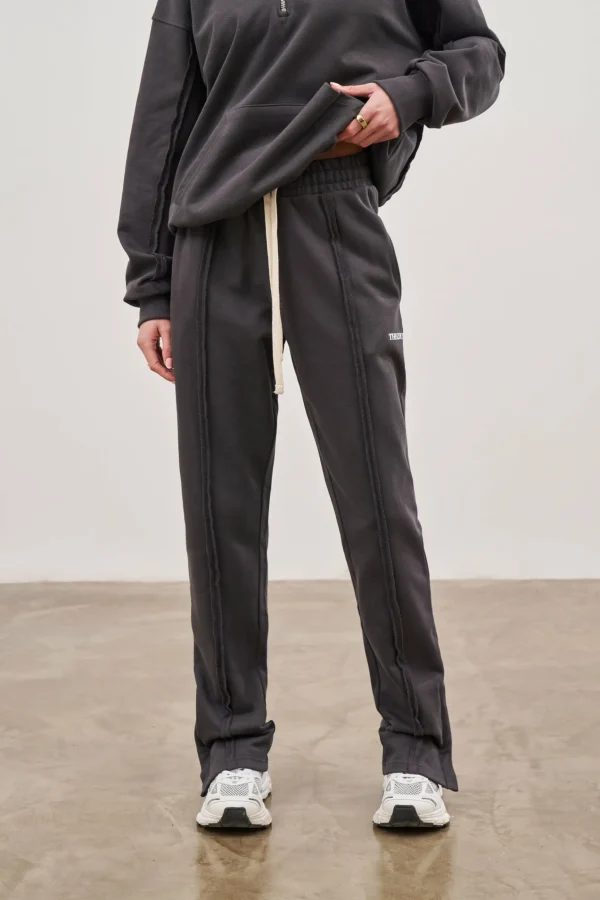 The Couture Club Raw Seam Straight Leg Joggers