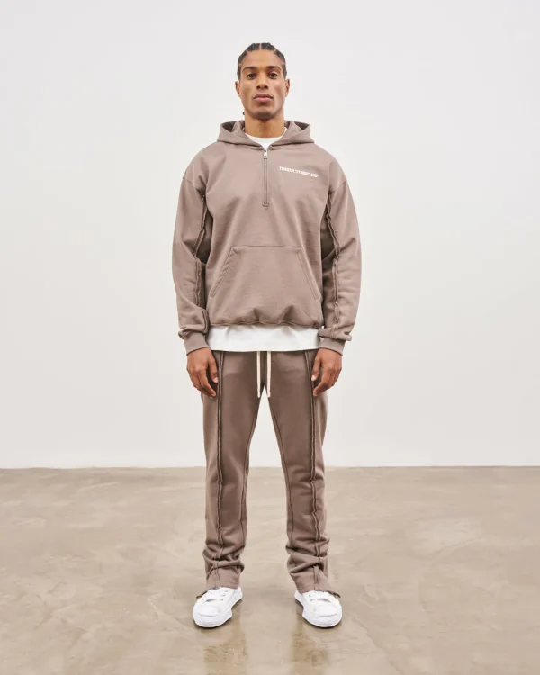 The Couture Club Raw Seam Straight Leg Joggers