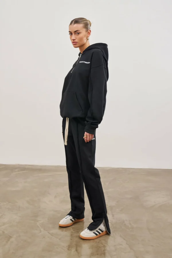 The Couture Club Raw Seam Straight Leg Joggers