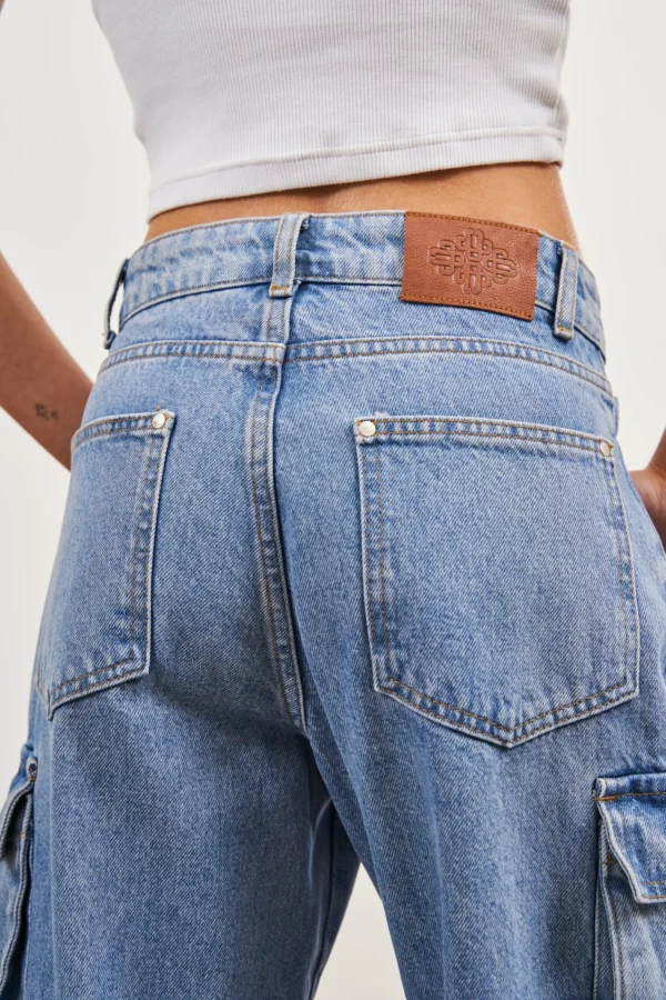 The Couture Club Relaxed Cargo Jeans