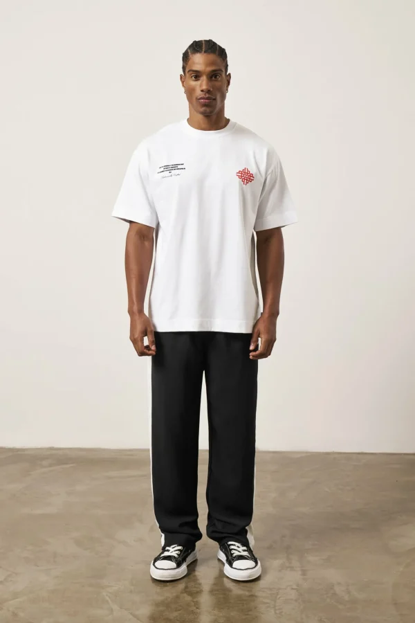 The Couture Club Repeat Emblem Script Relaxed T-Shirt