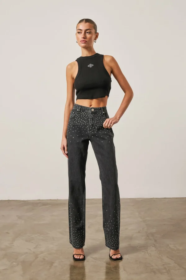 The Couture Club Rhinestone Emblem Sculpting Vest