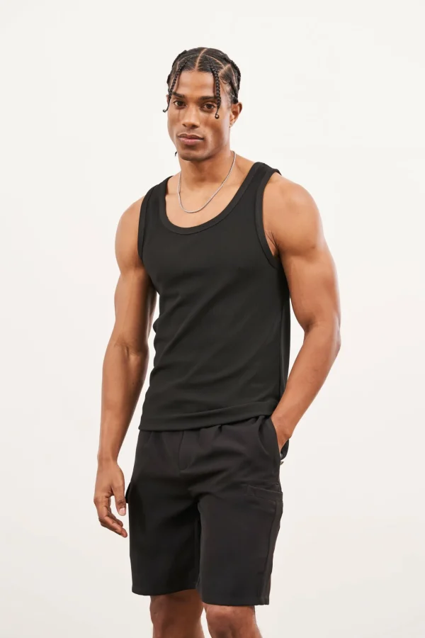 The Couture Club Rib Textured Vest