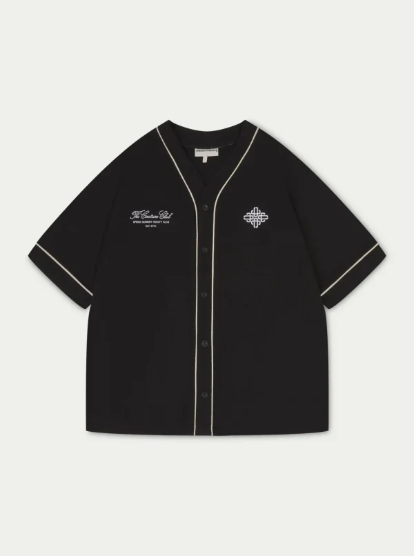 The Couture Club Script Jersey Baseball Shirt