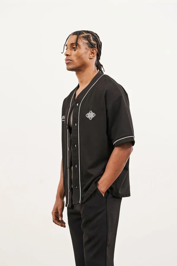 The Couture Club Script Jersey Baseball Shirt