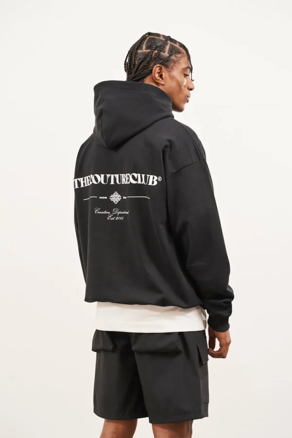 The Couture Club Script Multi Graphic Hoodie