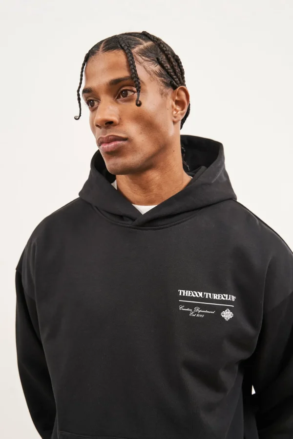 The Couture Club Script Multi Graphic Hoodie