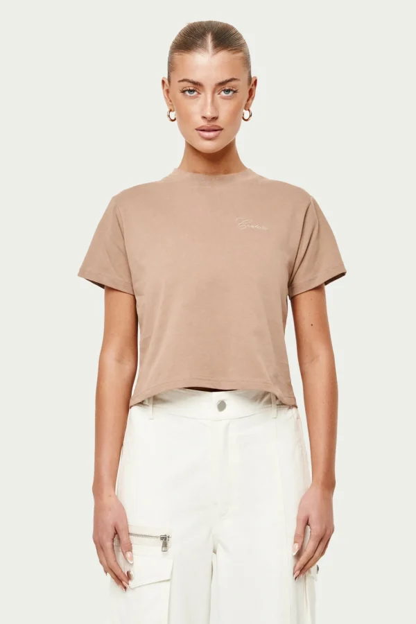 The Couture Club Script Vintage Cropped T-Shirt