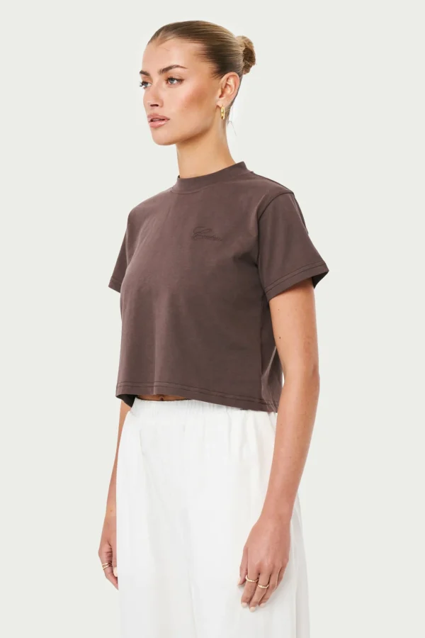 The Couture Club Script Vintage Cropped T-Shirt