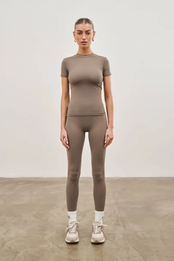 The Couture Club Sculpting Stretch Emblem Baby Tee