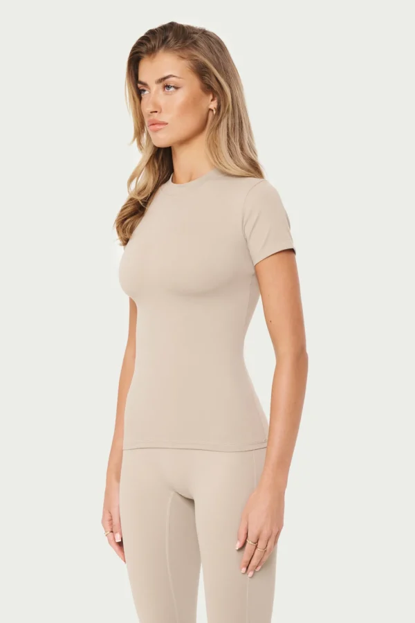 The Couture Club Sculpting Stretch Emblem Baby Tee