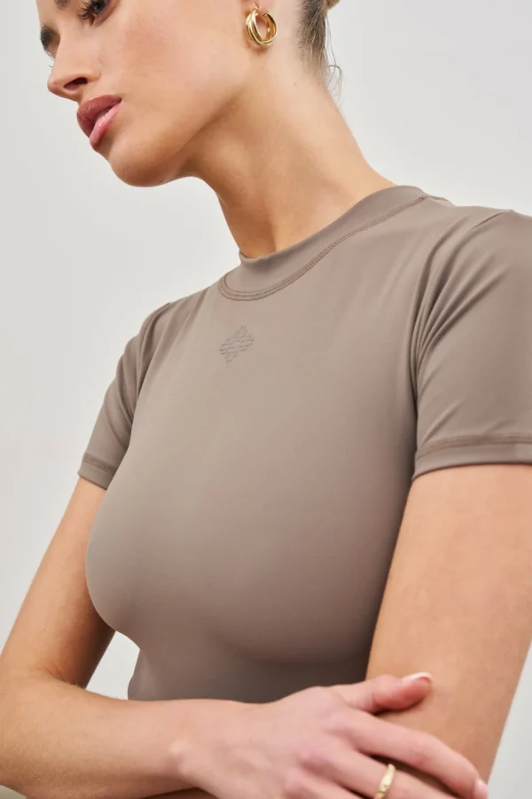 The Couture Club Sculpting Stretch Emblem Baby Tee