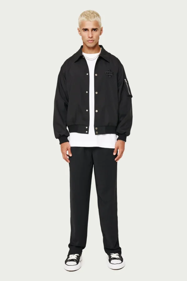 The Couture Club Smart Nylon Bomber Jacket