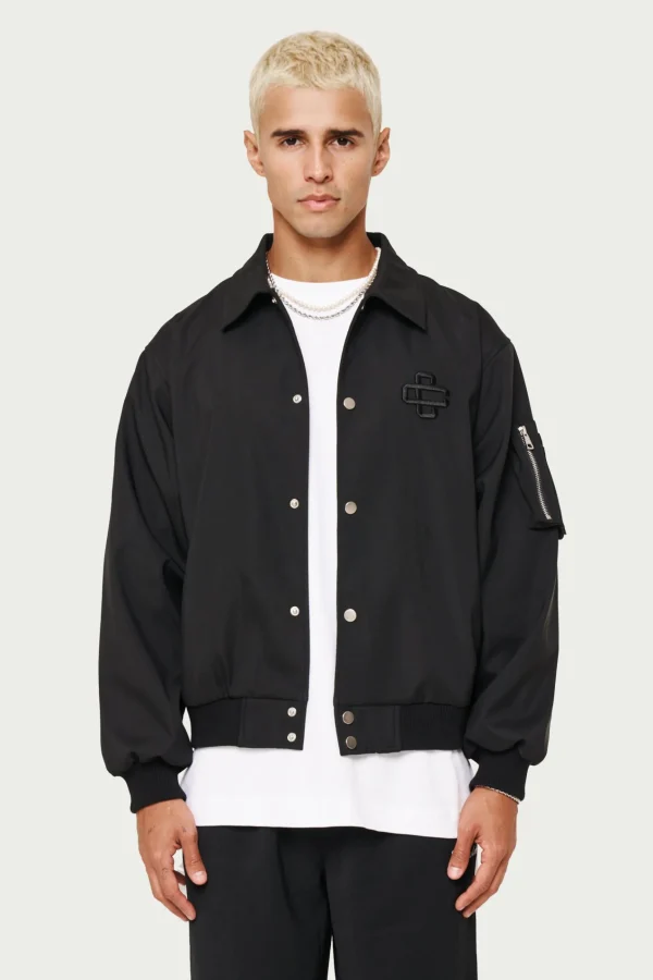 The Couture Club Smart Nylon Bomber Jacket