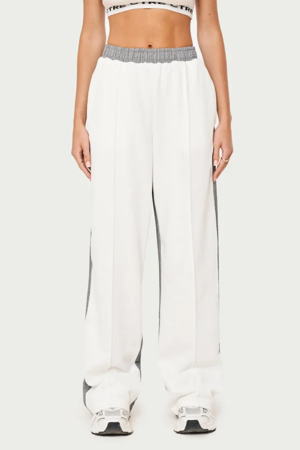 The Couture Club Spliced Pinstripe Joggers