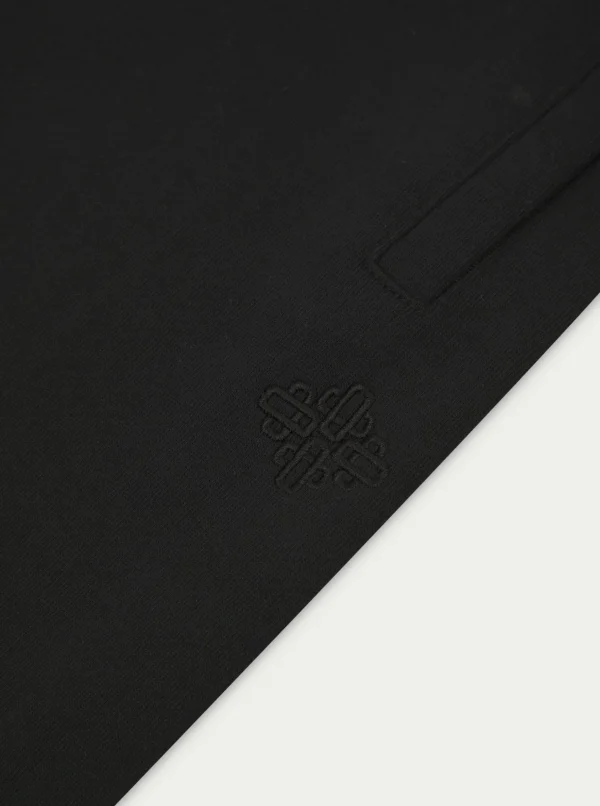 The Couture Club Straight Leg Embroidered Emblem Joggers