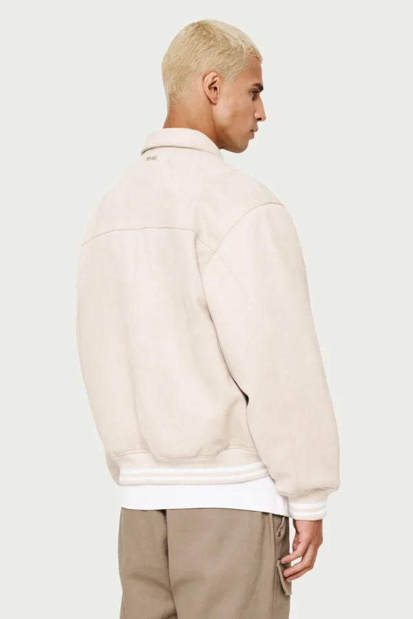 The Couture Club Suede Varsity Jacket