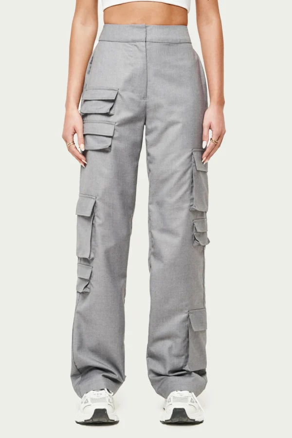 The Couture Club Tailored Multi Pocket Cargo Trouser