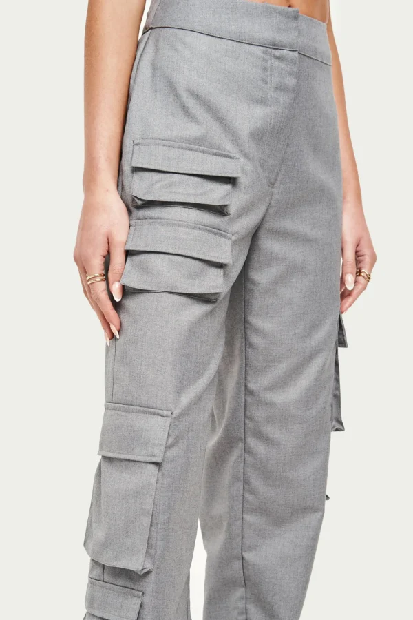 The Couture Club Tailored Multi Pocket Cargo Trouser