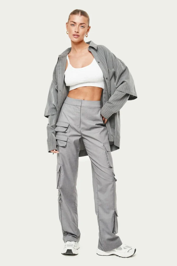 The Couture Club Tailored Multi Pocket Cargo Trouser