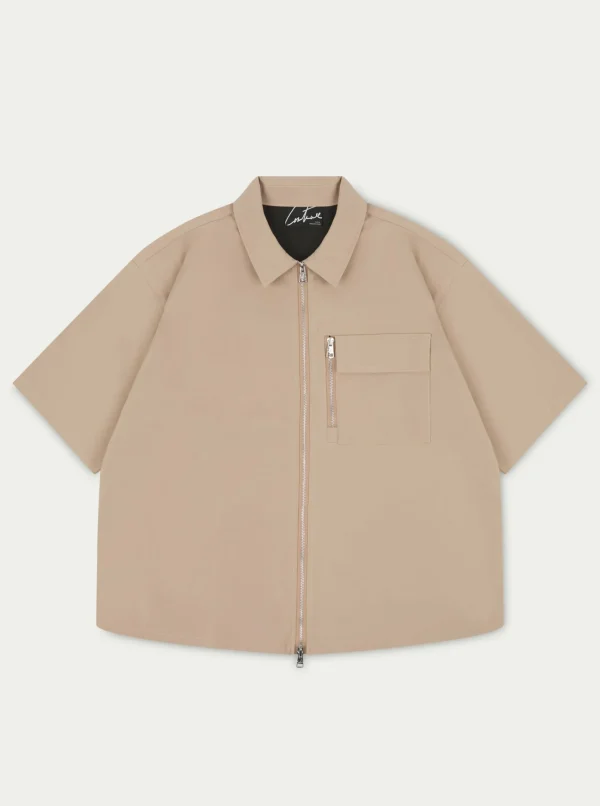 The Couture Club Technical Heavyweight Zip Overshirt