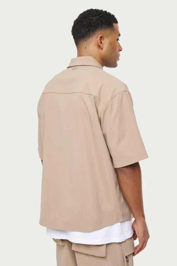 The Couture Club Technical Heavyweight Zip Overshirt