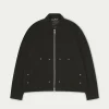 The Couture Club Twill Rivet Detail Carpenter Jacket