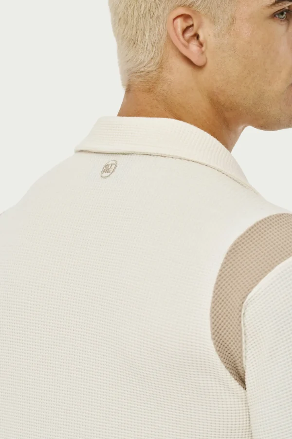 The Couture Club Waffle Tonal Textured Shirt