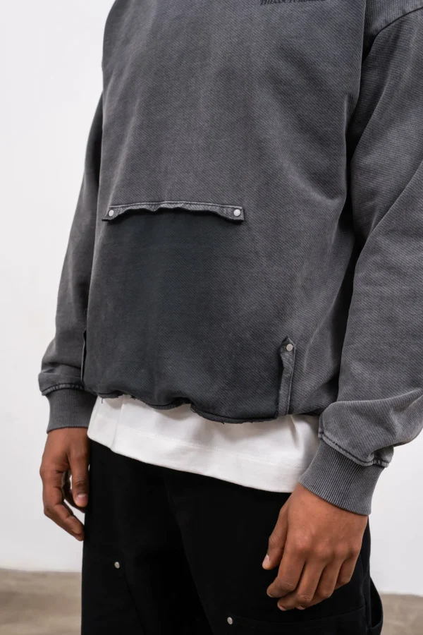 The Couture Club Washed Pocket Hoodie