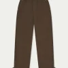 The Couture Club Woven Canvas Distressed Trouser