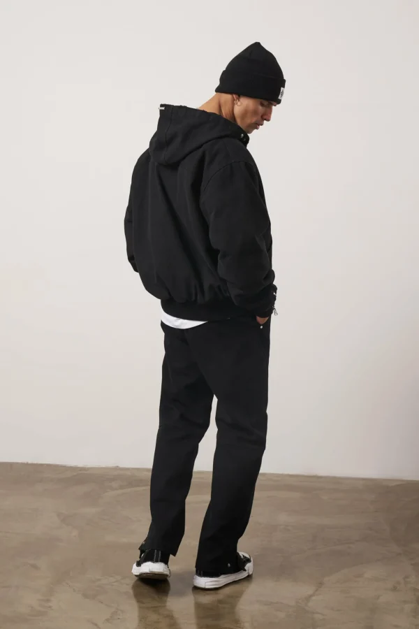 The Couture Club Woven Canvas Distressed Trouser