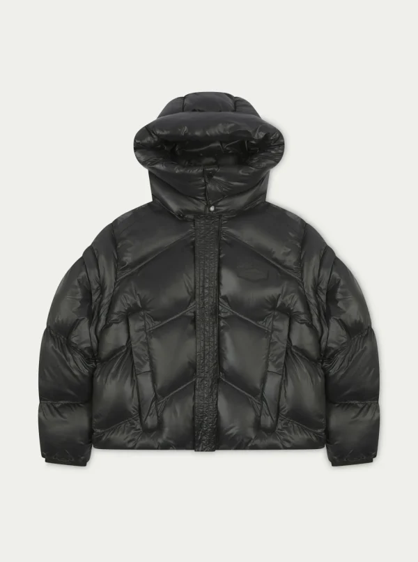 The Couture Club Zipper Sleeve Detail Puffer